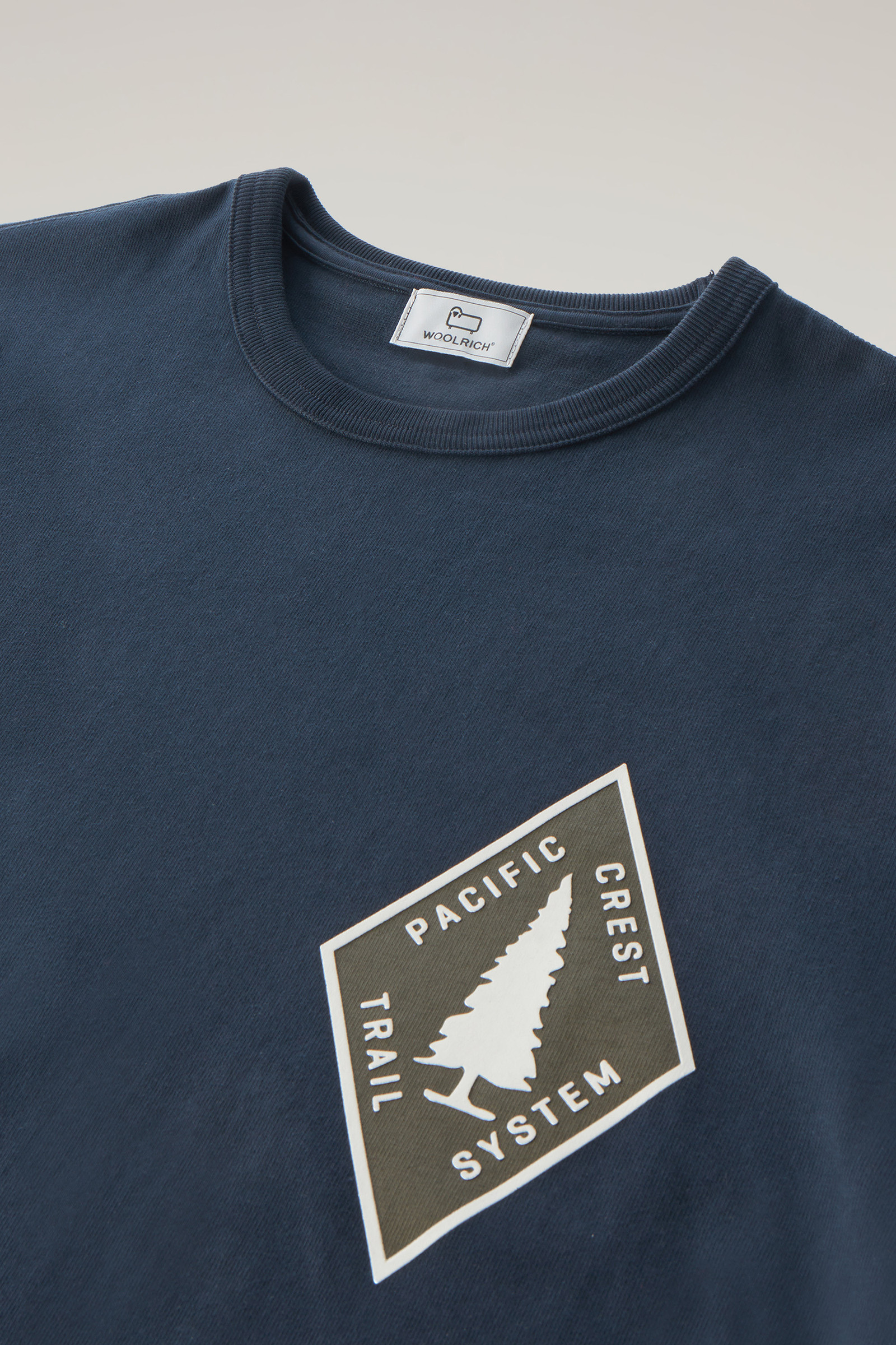 T-shirt U.S. Trails aus reiner Baumwolle blau photo 6 | Woolrich