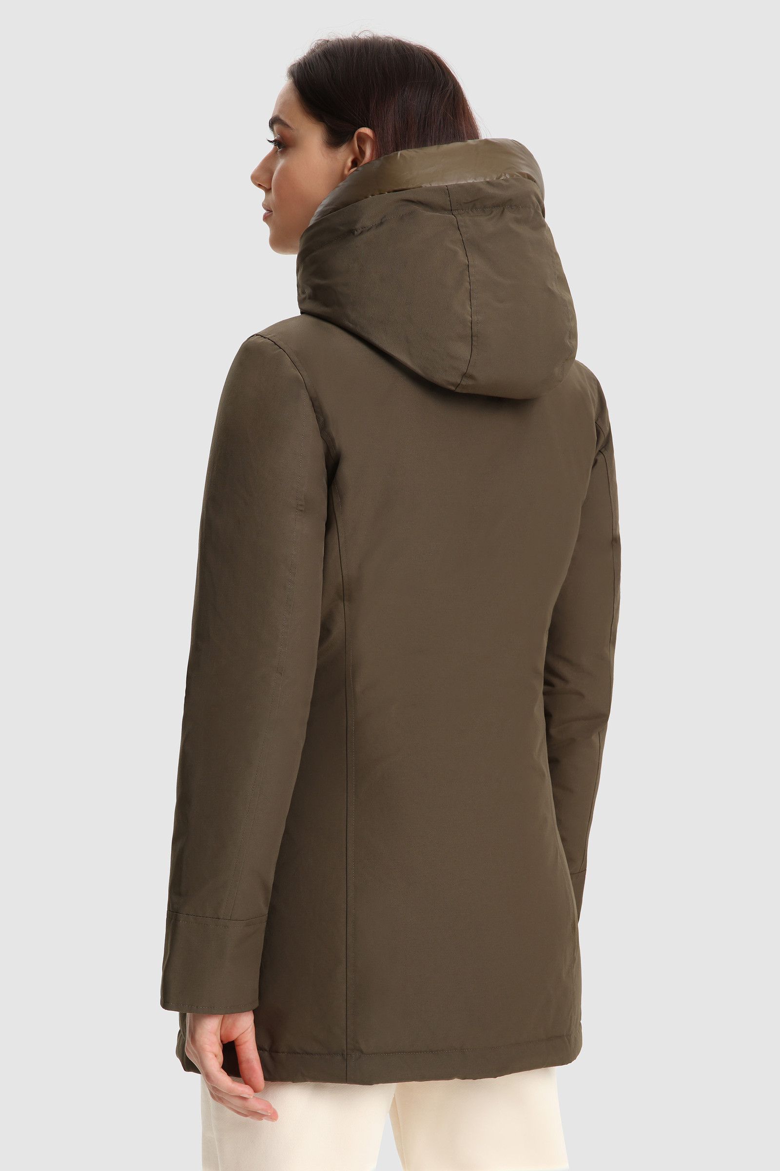 Parka Arctic aus Ramar Cloth Grün photo 4 | Woolrich