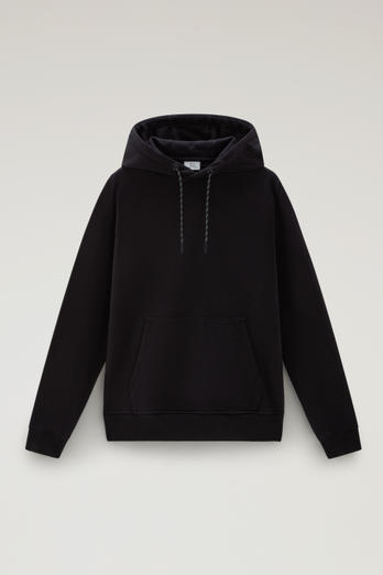 Us Trails Pure Cotton Hoodie Black | Woolrich