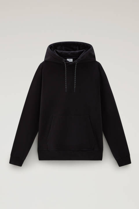 Us Trails Pure Cotton Hoodie Black photo 2 | Woolrich