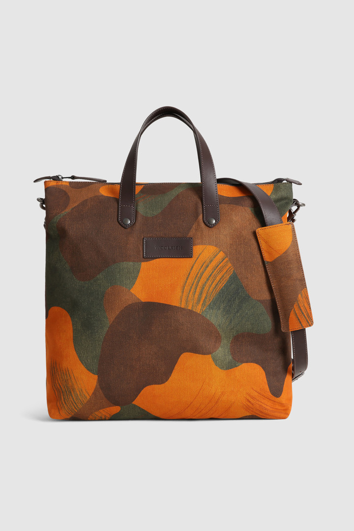 Sac fourre-tout à imprimé camouflage orange | Woolrich
