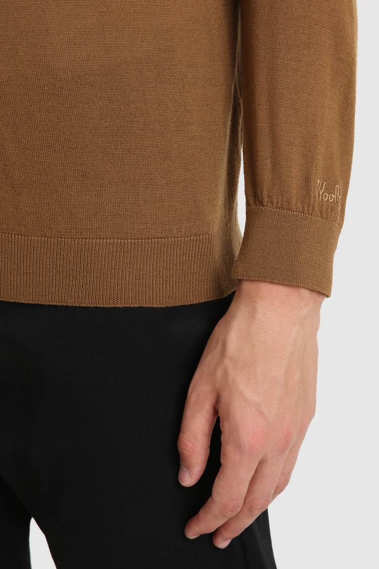 Crewneck Sweater in extra fine merino wool