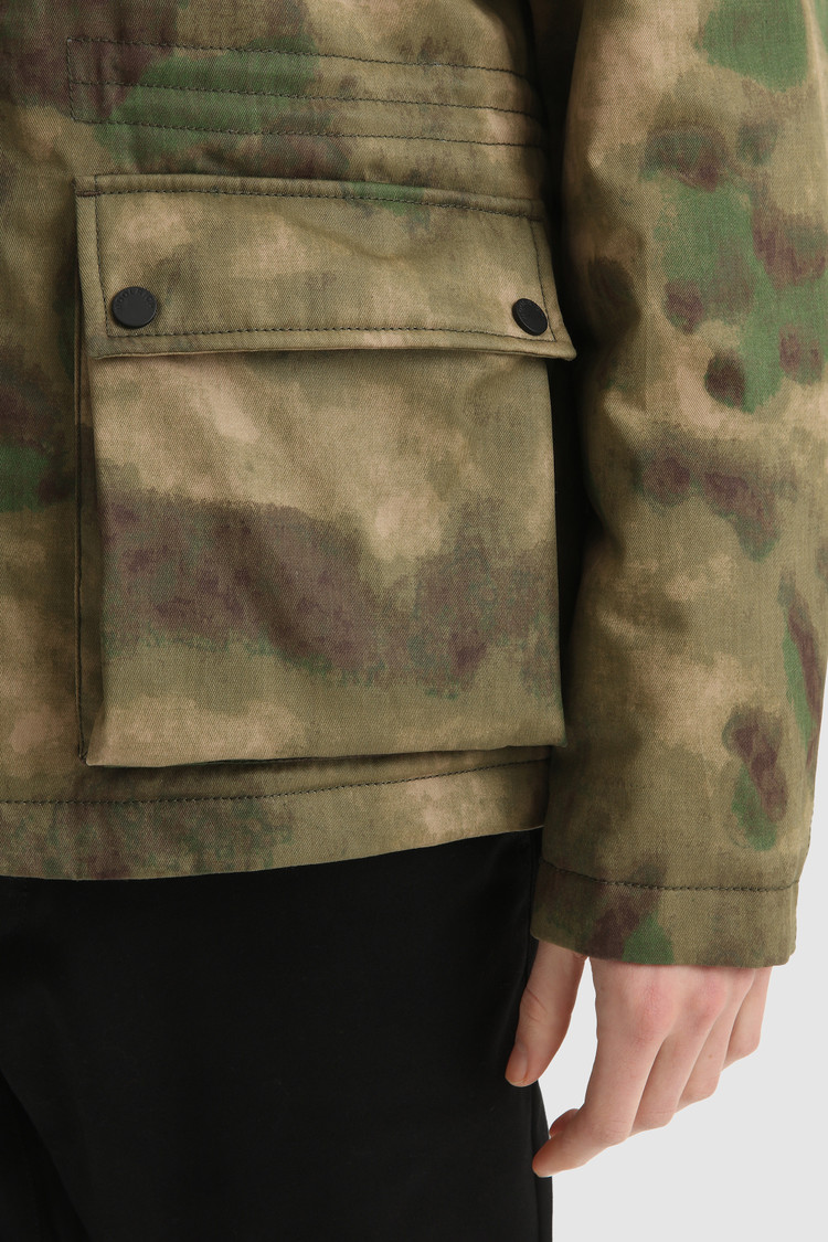 Jacke Mountain aus gewachster Camo-Baumwolle von British Millerain