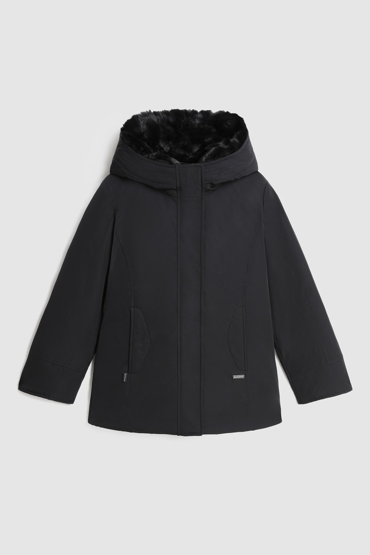 Luxury Boulder Parka da bambina con pelliccia ecologica