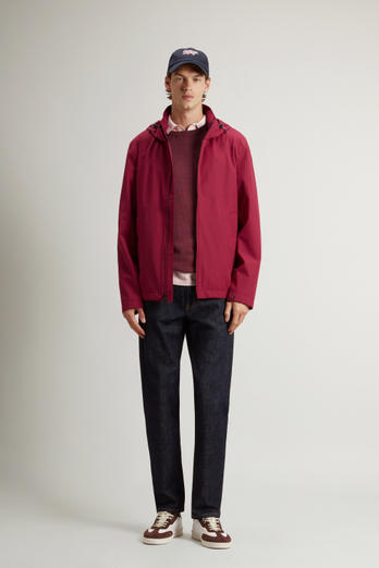 Pacific Jacket in Two-Layered Fabric Burgundy photo 1 | Woolrich