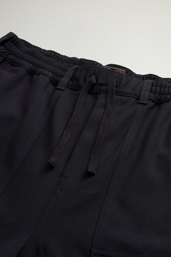 Stretch Wool Shorts with Pockets by Todd Snyder Blue photo 5 | Woolrich