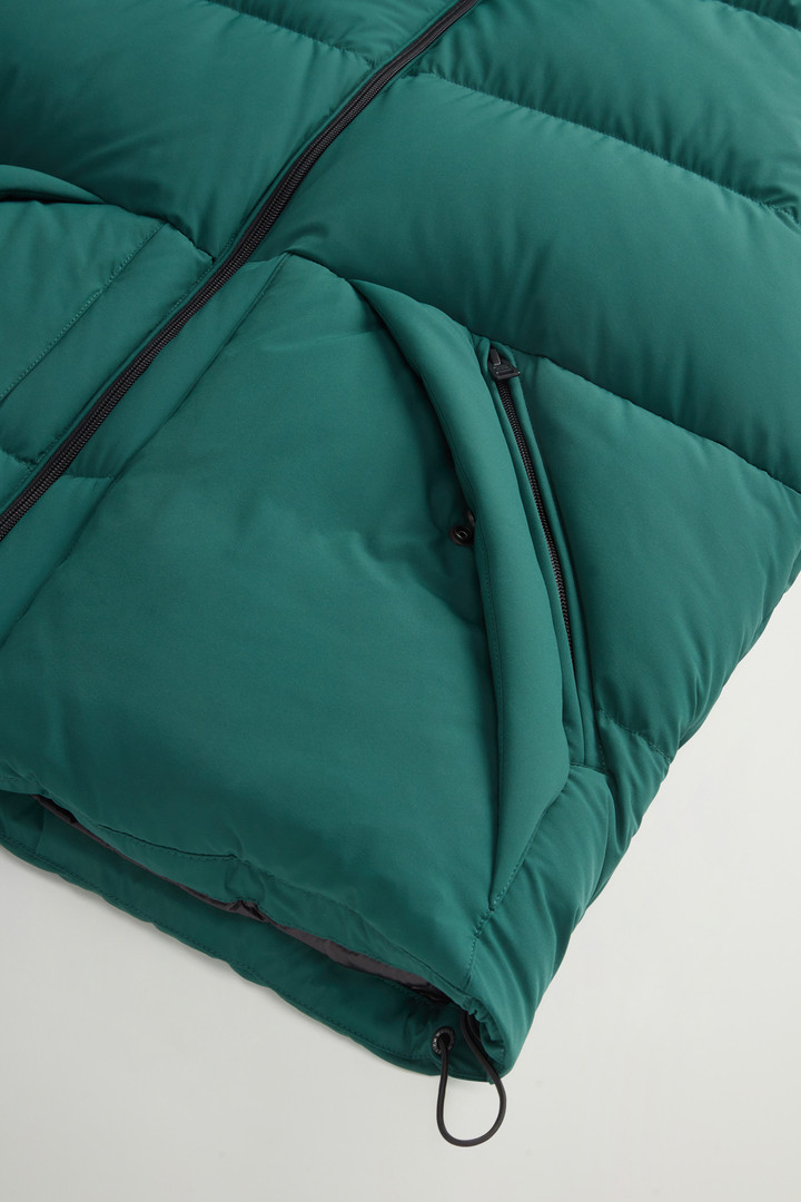 Sierra Supreme Down Jacket in Stretch Nylon Green photo 8 | Woolrich