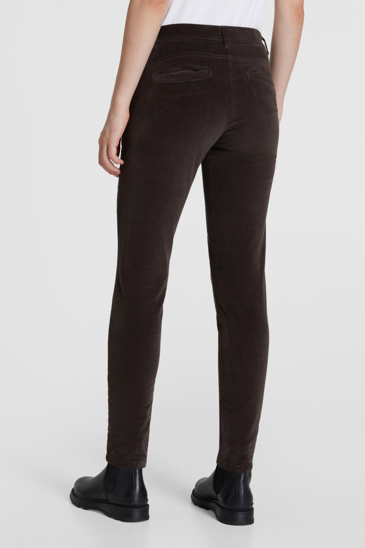 Pantaloni in velluto stretch