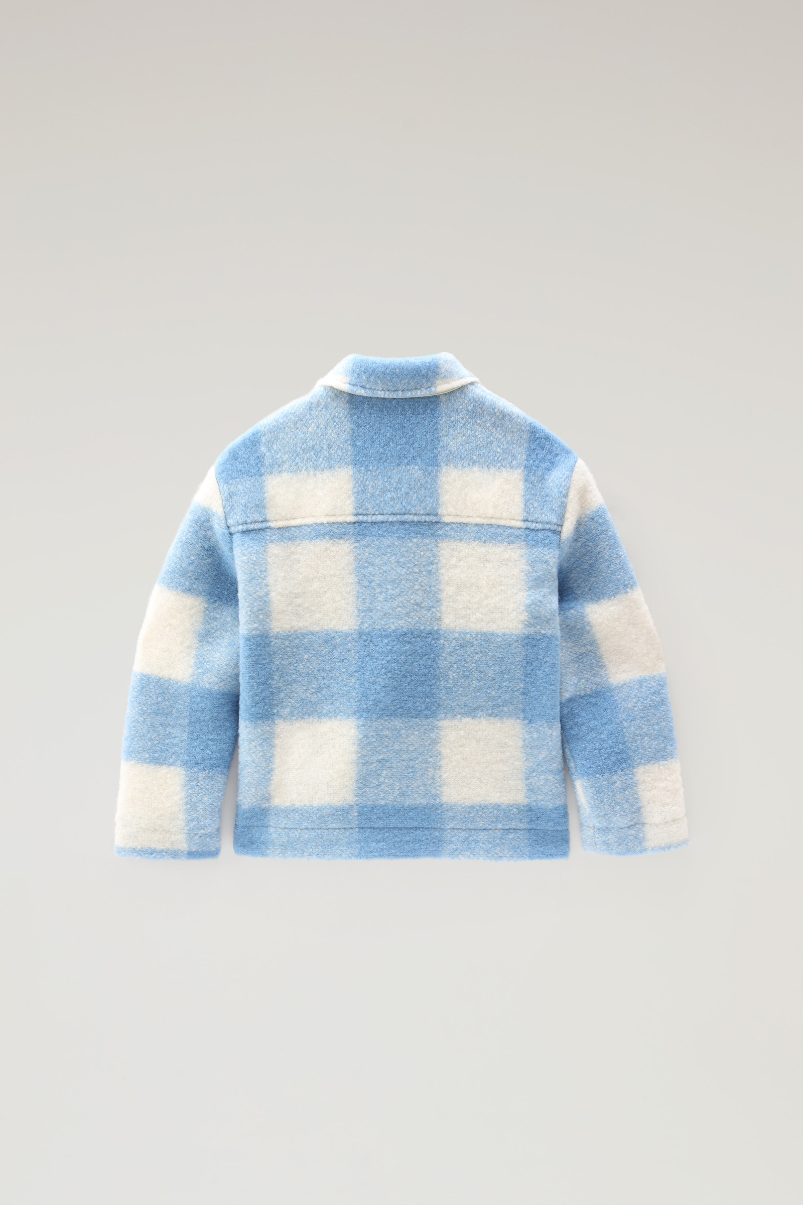 Girls' Gentry Wool Overshirt Blue photo 5 | Woolrich