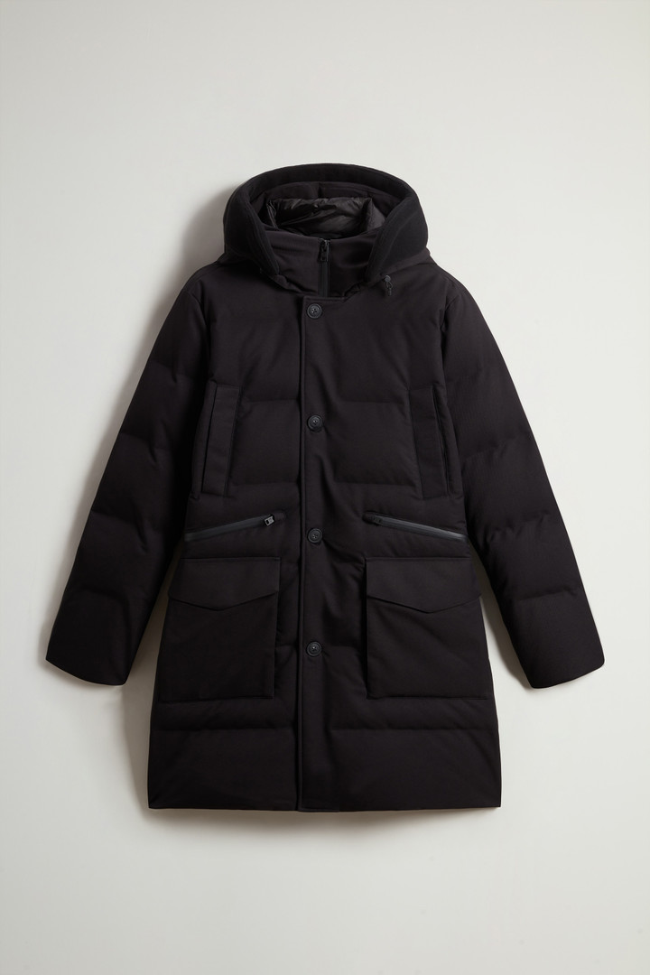 Parka avec visière amovible en laine Noir photo 6 | Woolrich