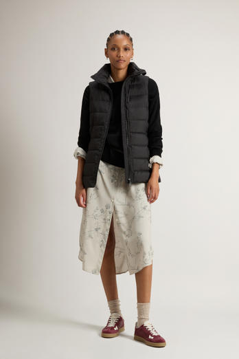 Quilted Microfiber Shirley Vest Black | Woolrich