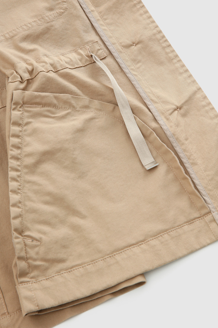 Overshirt aus Stretch-Baumwolle Beige photo 9 | Woolrich