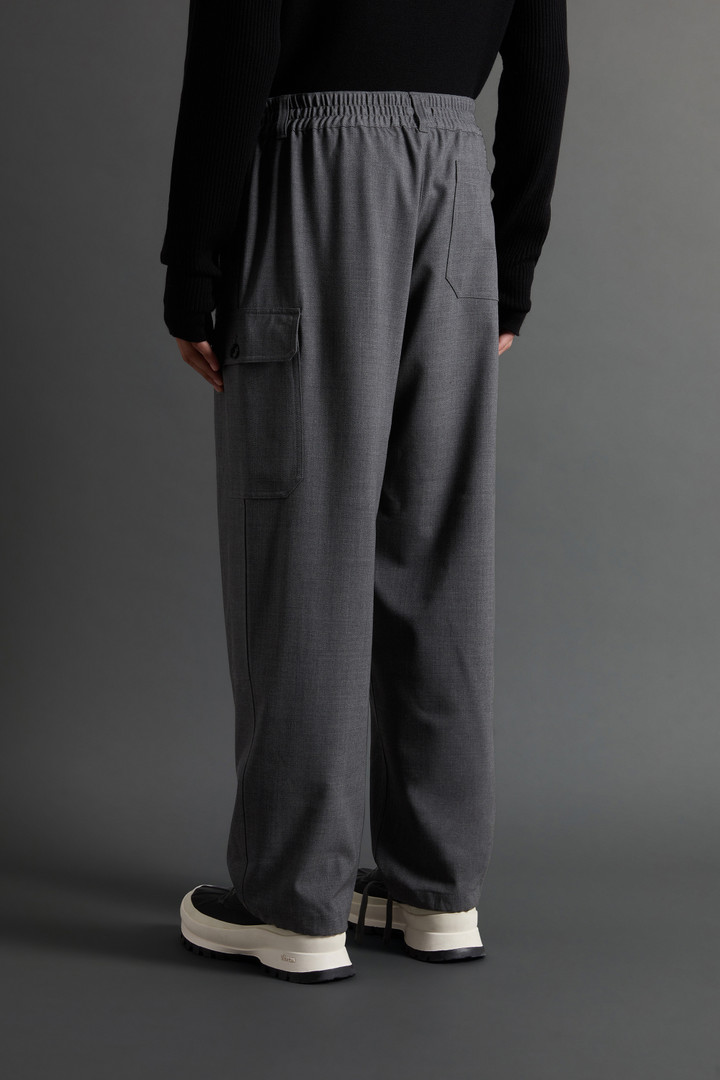 Stretch Wool Cargo Pants by Todd Snyder Gray photo 3 | Woolrich