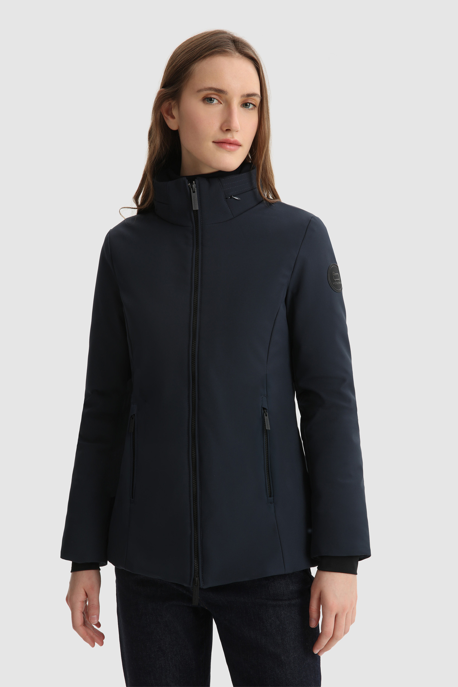 Jacke Firth mit versteckter Kapuze