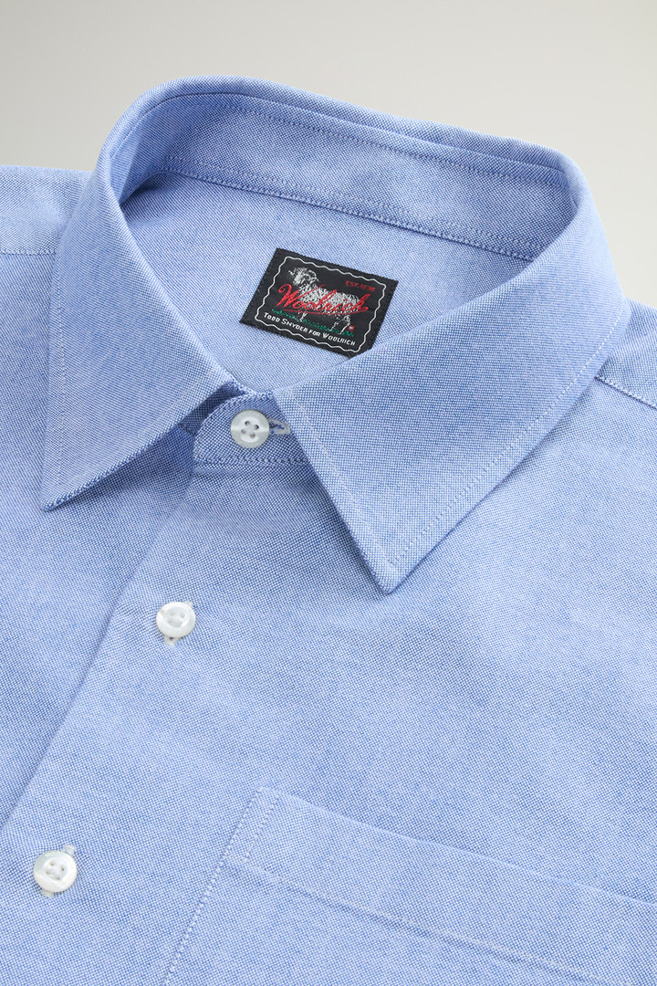 Pure Cotton Oxford Shirt by Todd Snyder Blue photo 6 | Woolrich