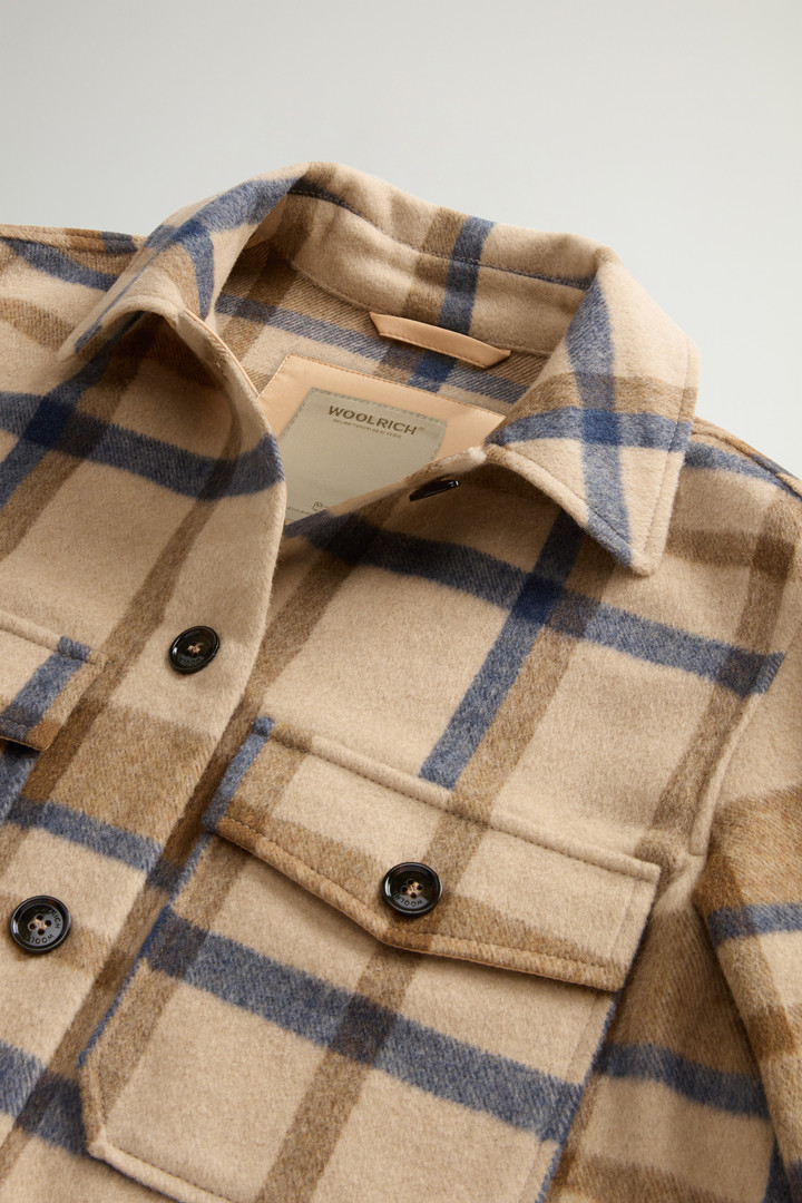 Overshirt in Wool Blend White photo 6 | Woolrich