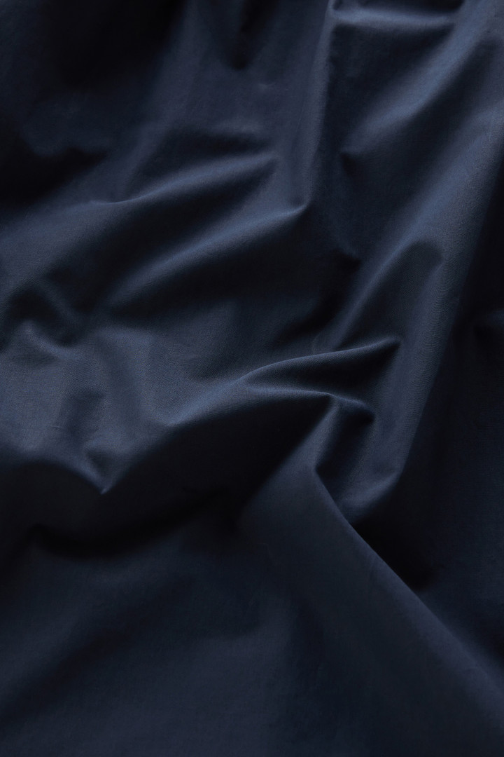 POPLIN LONG DRESS Bleu photo 8 | Woolrich