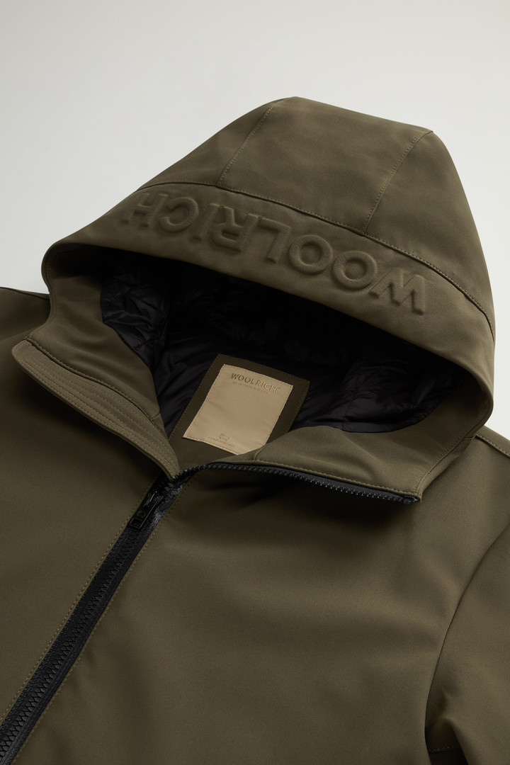 Pacific Jacket in Tech Softshell Green photo 6 | Woolrich