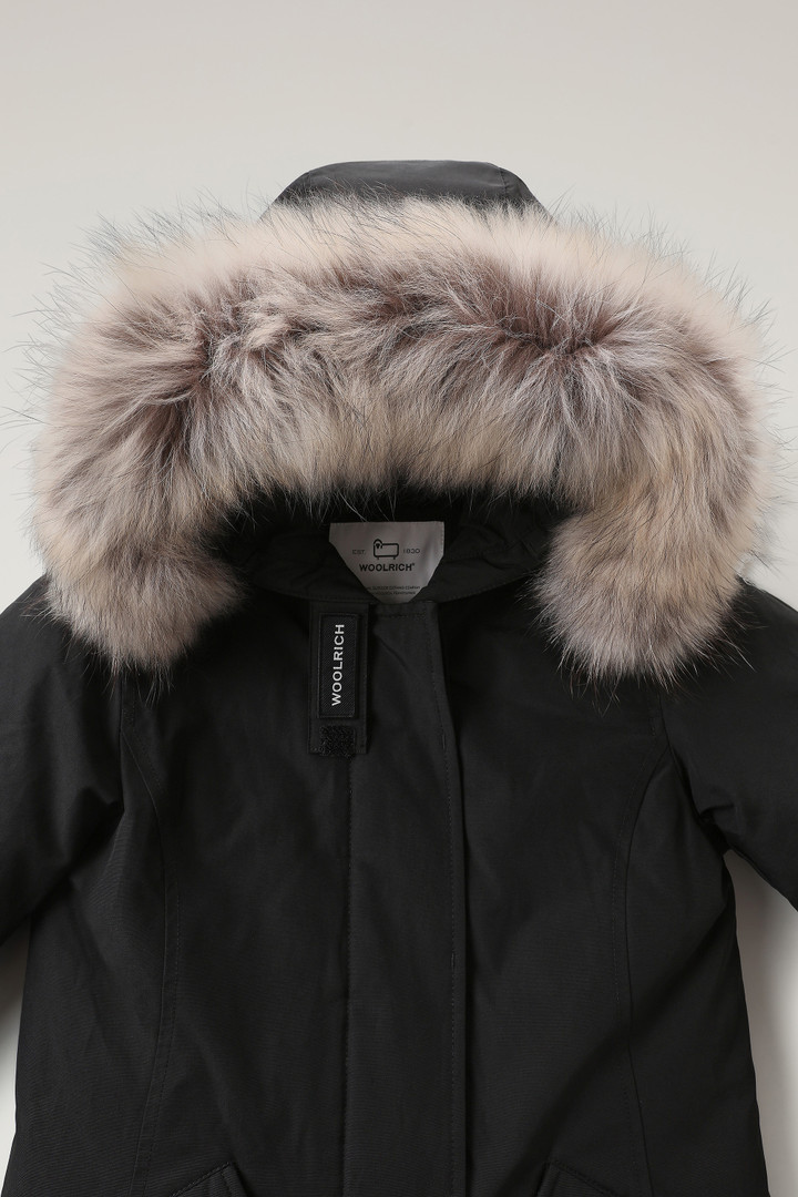 Girls' Arctic Parka with Detachable Fur Trim Black photo 3 | Woolrich