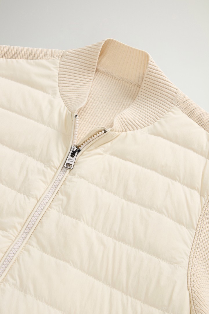 Hybrid Bomber Jacket in Nylon White photo 6 | Woolrich