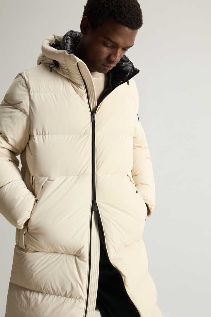 Sierra Supreme Long Parka in Stretch Nylon White photo 4 | Woolrich