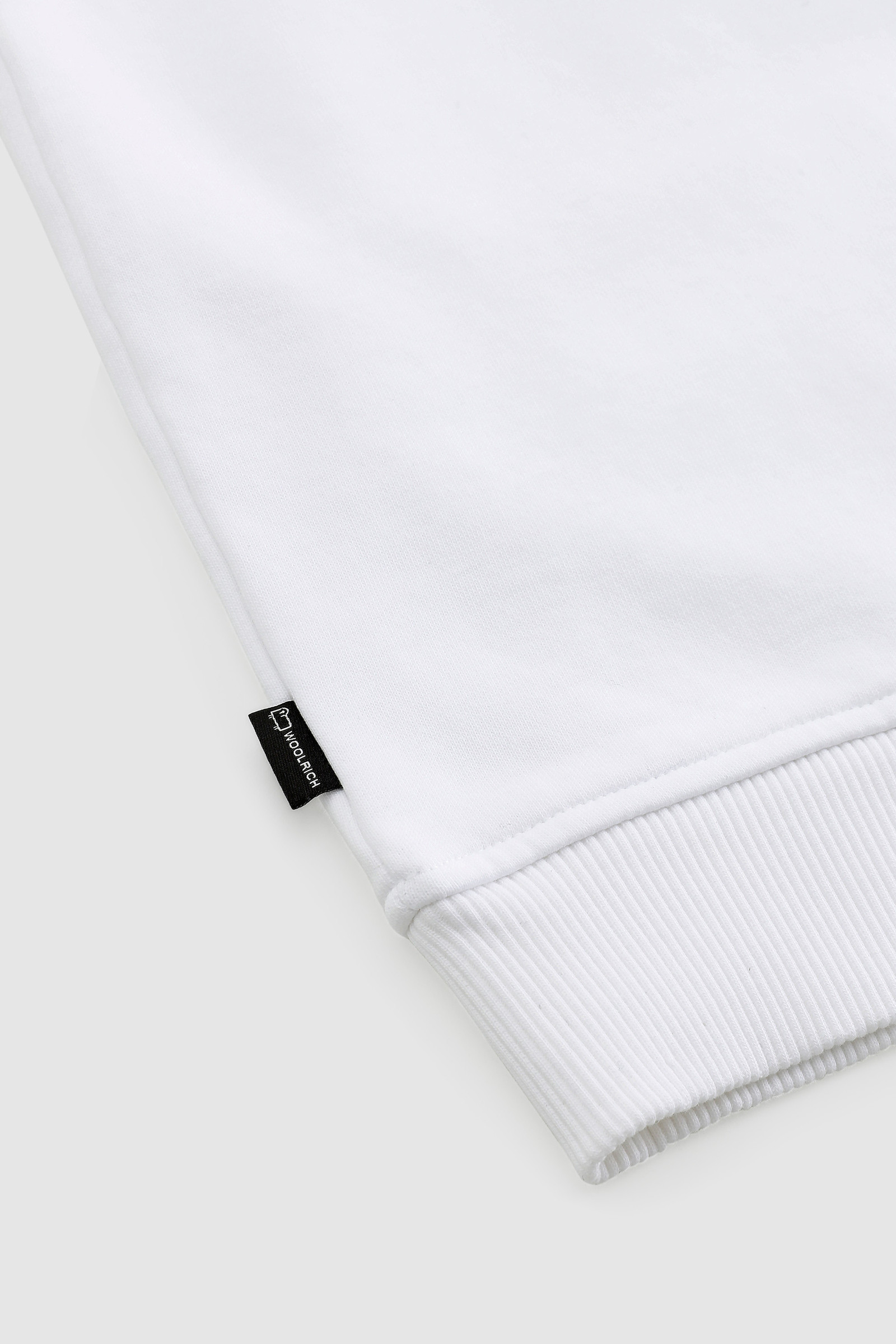 Boy's Crewneck Sweatshirt in Organic Cotton White photo 4 | Woolrich