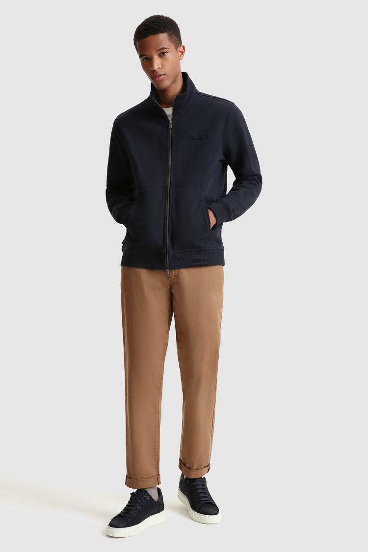 Chaqueta de chándal Luxe con cremallera y cuello alto