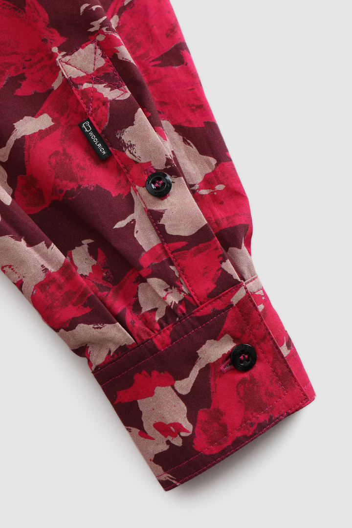 Wilderness Shirt in Cotton Poplin Red photo 6 | Woolrich