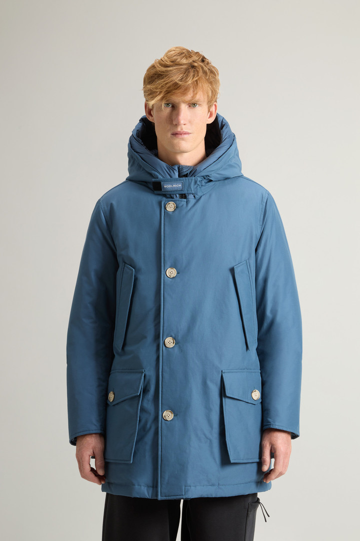 Woolrich Man Arctic Parka in Ramar Cloth Blue Size L