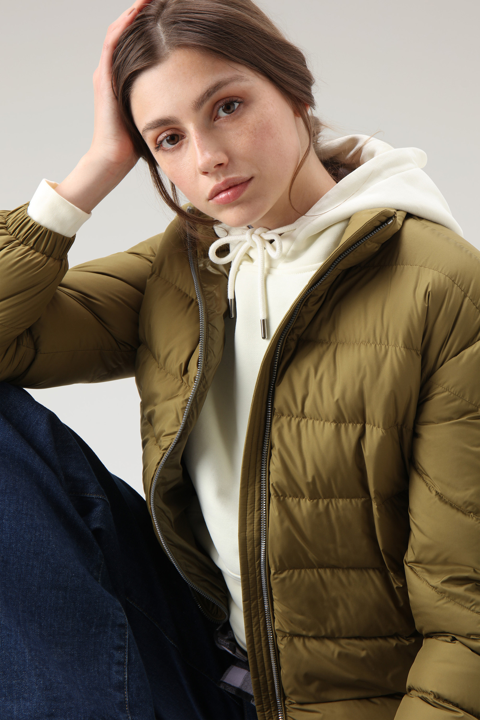 Ellis Microfiber donsjack groen photo 4 | Woolrich