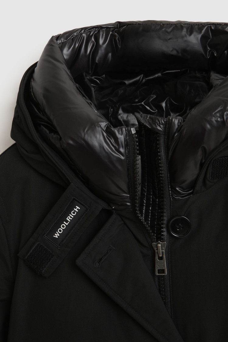 Arctic Parka a collo alto con doppio cappuccio