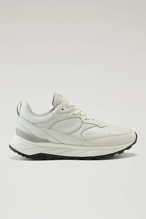 Running Sneakers in Ripstop Fabric White | Woolrich