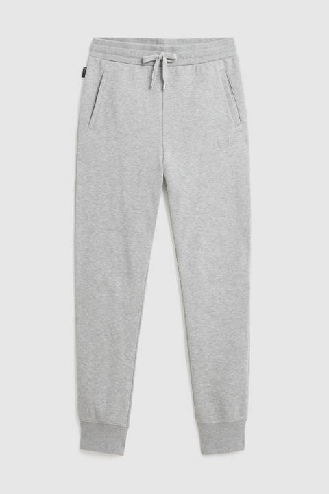 Fleece Pure Organic Cotton Sport Pant Gray photo 2 | Woolrich