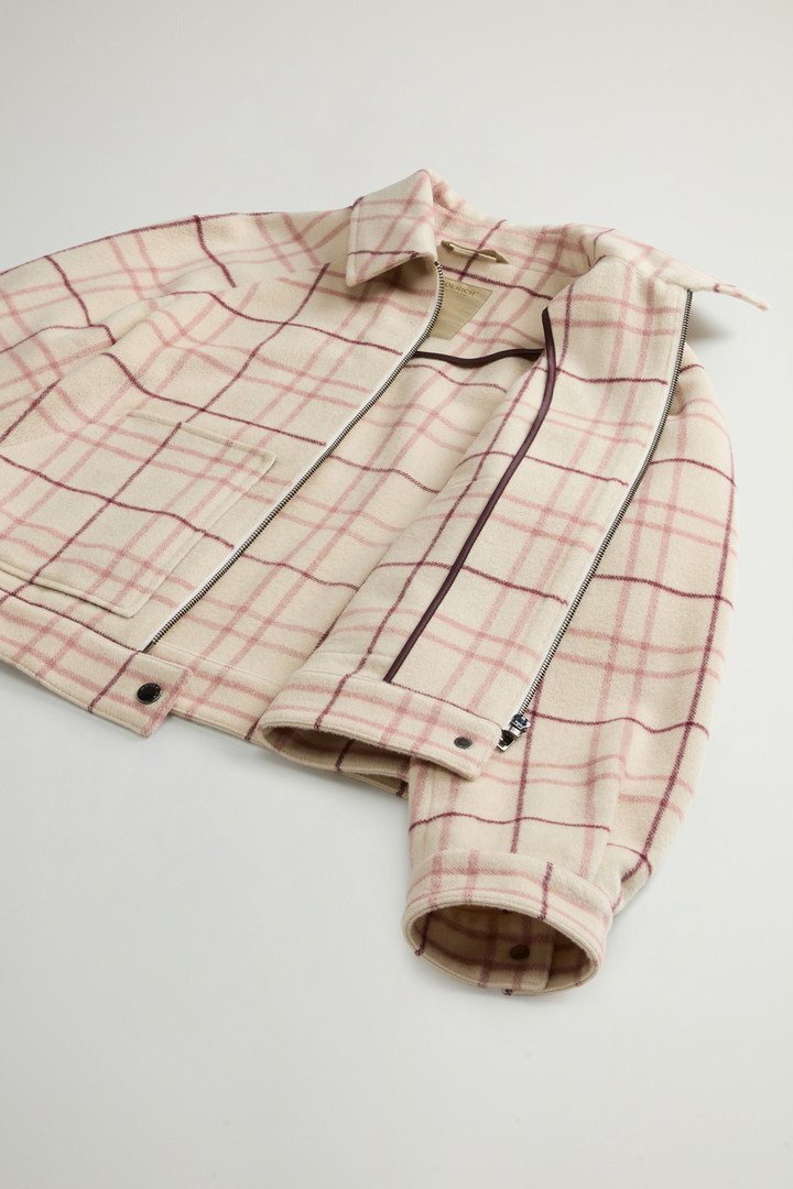 Wool-Blend Overshirt with Checked Pattern Multicolor photo 8 | Woolrich