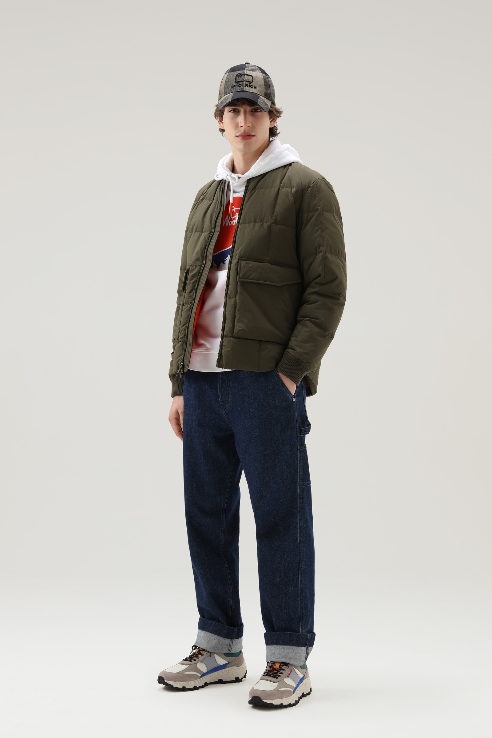 Heritage Terrain Bomber aus Taslan-Nylon grün photo 2 | Woolrich
