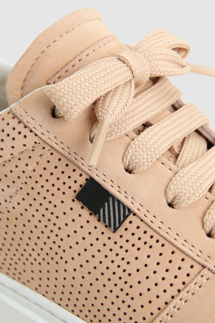 Sneaker da tennis Classic traforata effetto nabuk