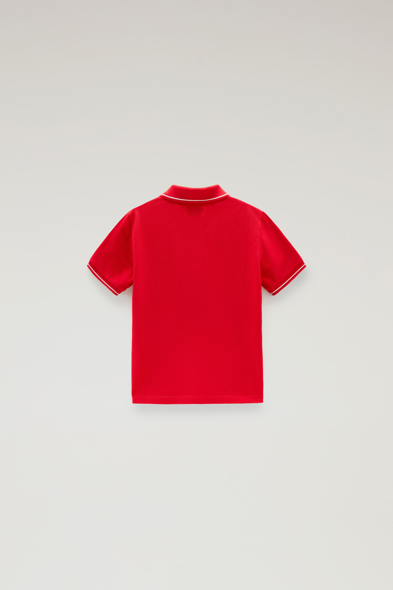 Poloshirt Monterey aus Stretch-Baumwollpikee für Jungen rot photo 2 | Woolrich
