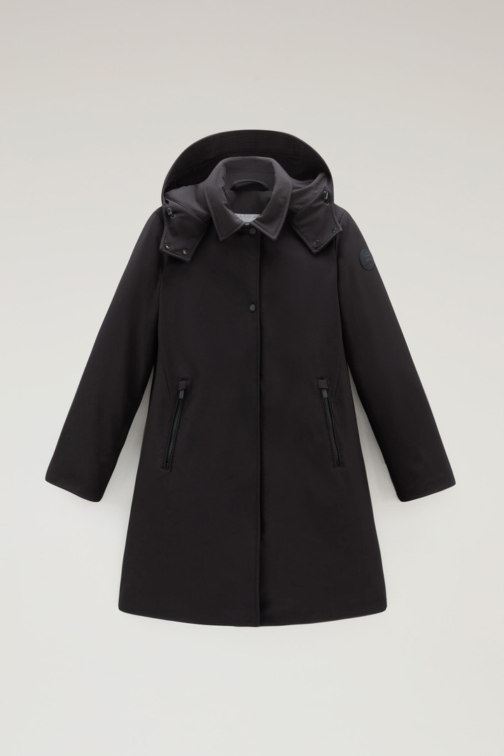 Firth Trench in Tech Softshell Black photo 1 | Woolrich