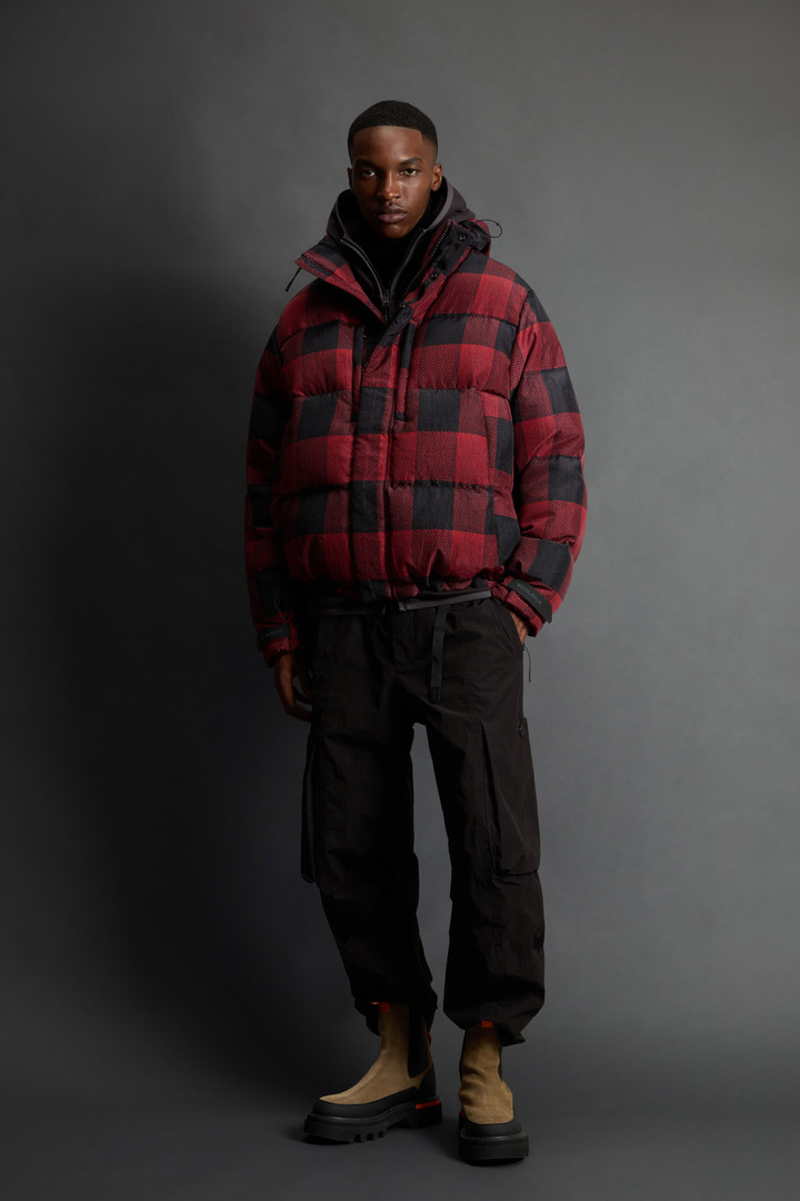 Kurzer Check Parka aus Olmetex-Nylon by Todd Snyder Multifarben photo 3 | Woolrich