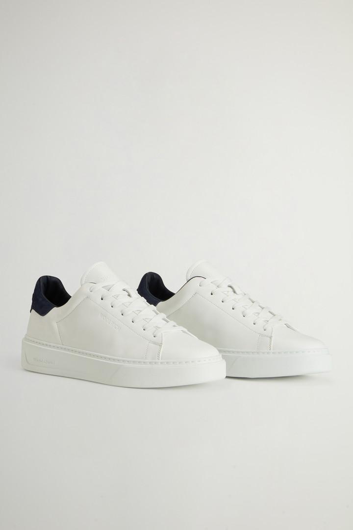 Classic Court-sneakers van leer Wit photo 2 | Woolrich