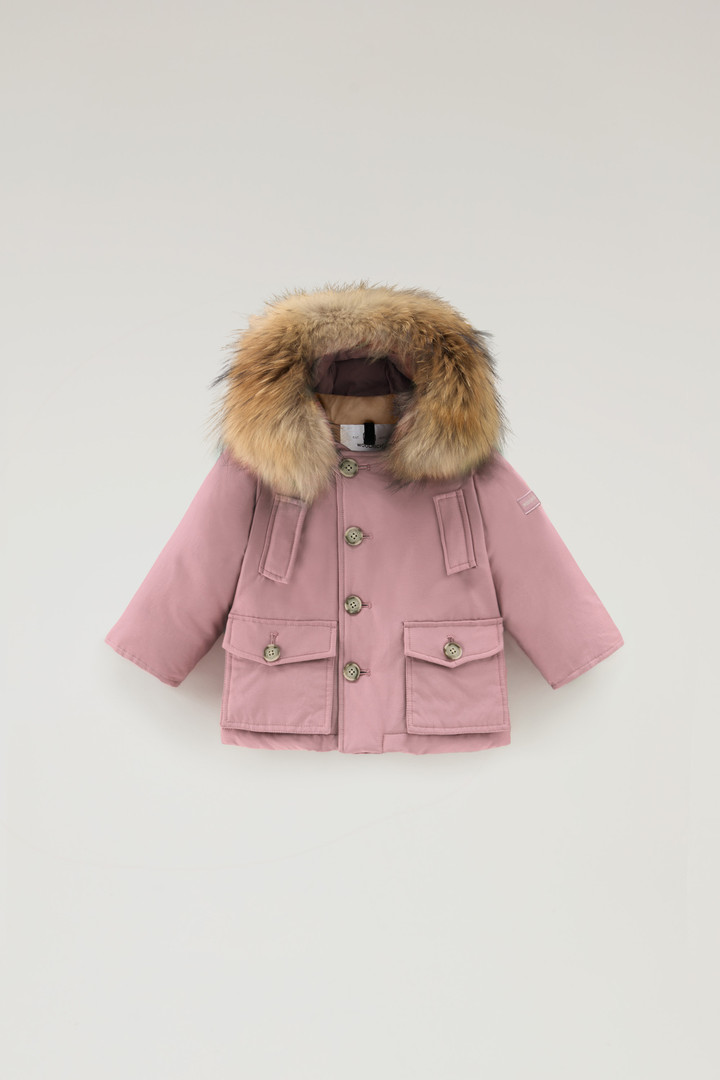 Parka da neonati in Ramar Cloth con pelliccia removibile Rosa photo 1 | Woolrich