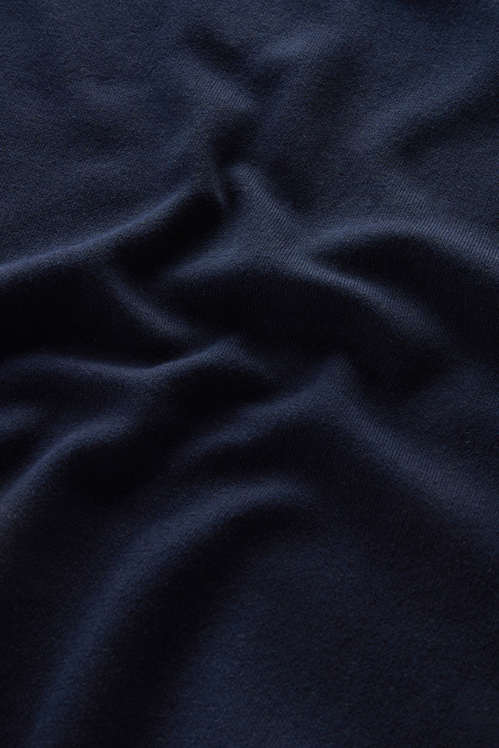 Turtleneck Sweater with Half-Zip Blue photo 8 | Woolrich