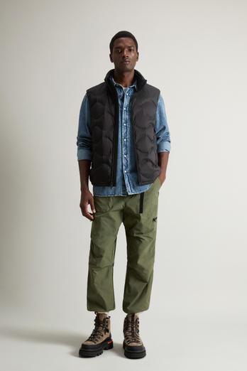 Gilet in microfibra imbottito Nero | Woolrich
