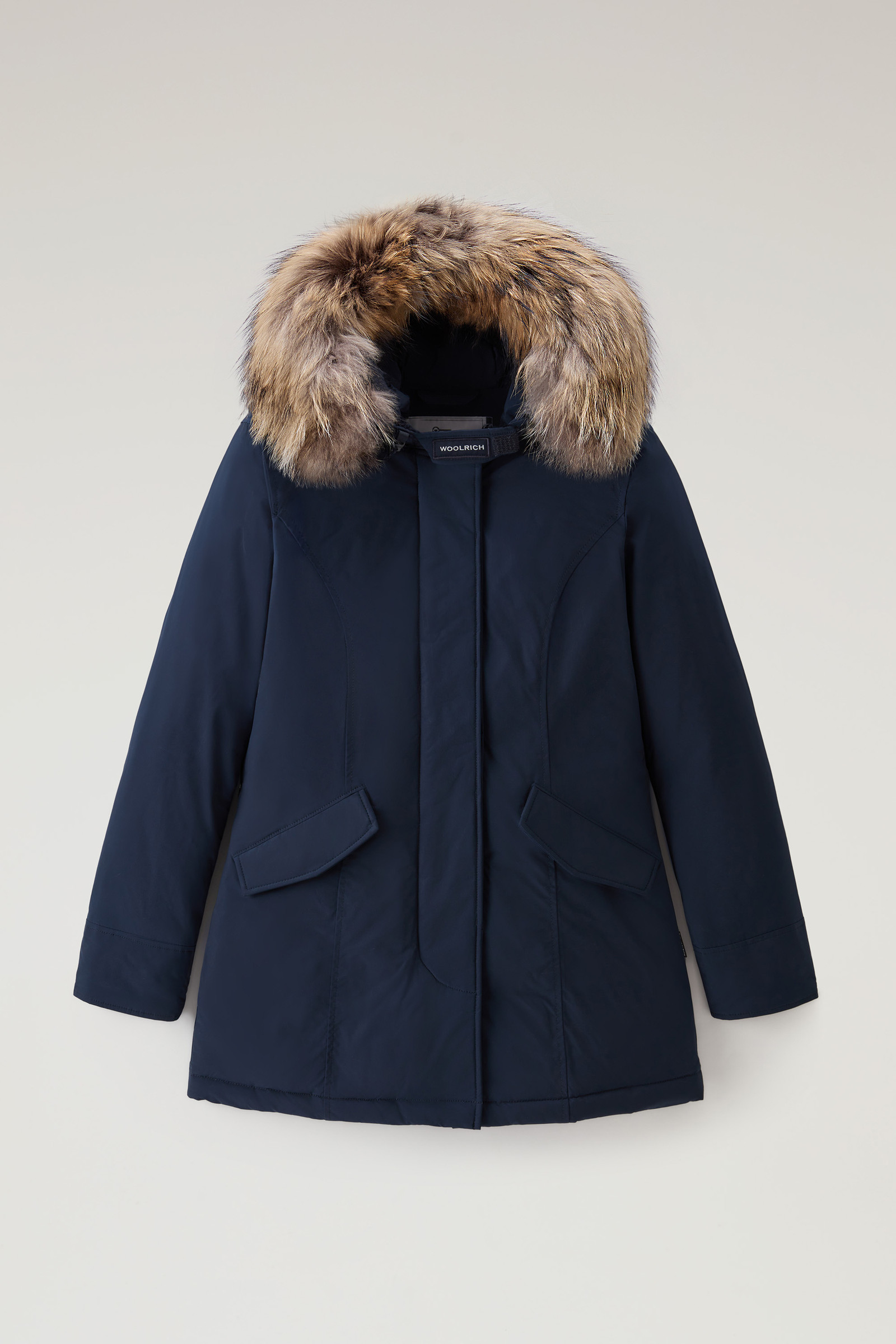 Arctic Parka in Urban Touch with Detachable Fur - Women - Blue