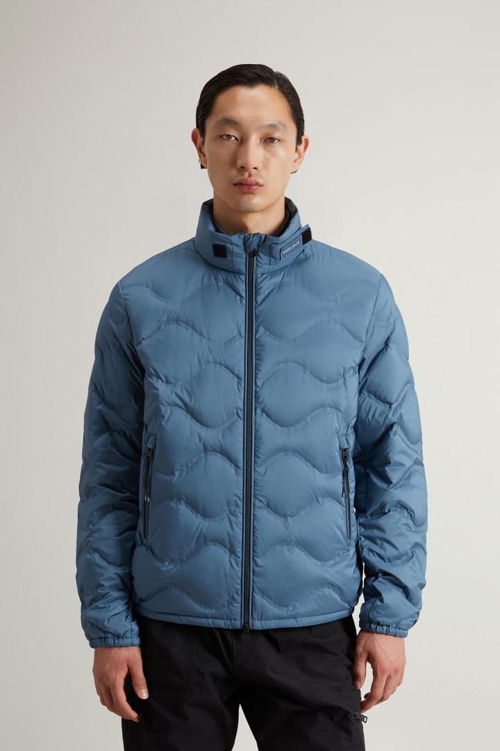 Lightweight Down Jacket in Microfiber with Onion Quilting Blue photo 1 | Woolrich