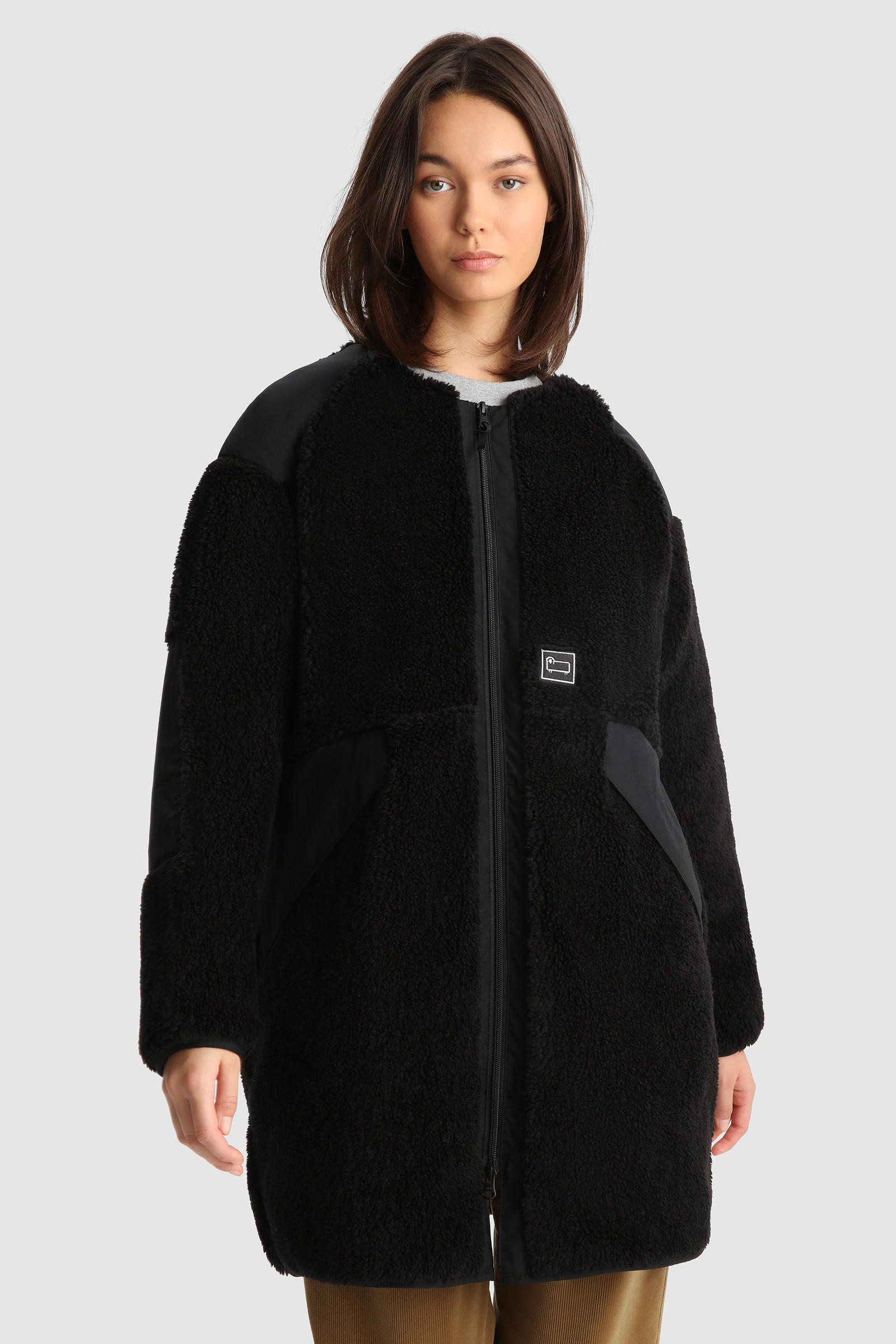 Veste longue Terra en polaire