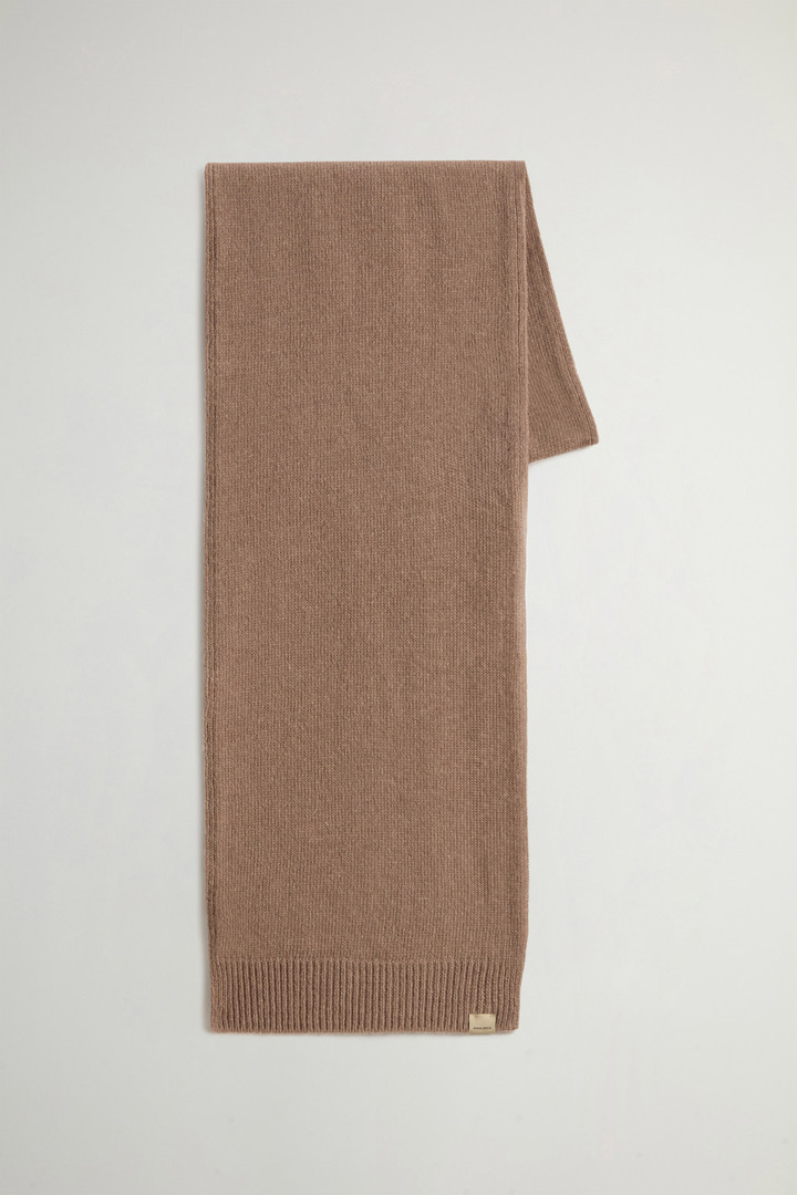 Cadeauset met muts en sjaal van wolmix Bruin photo 1 | Woolrich