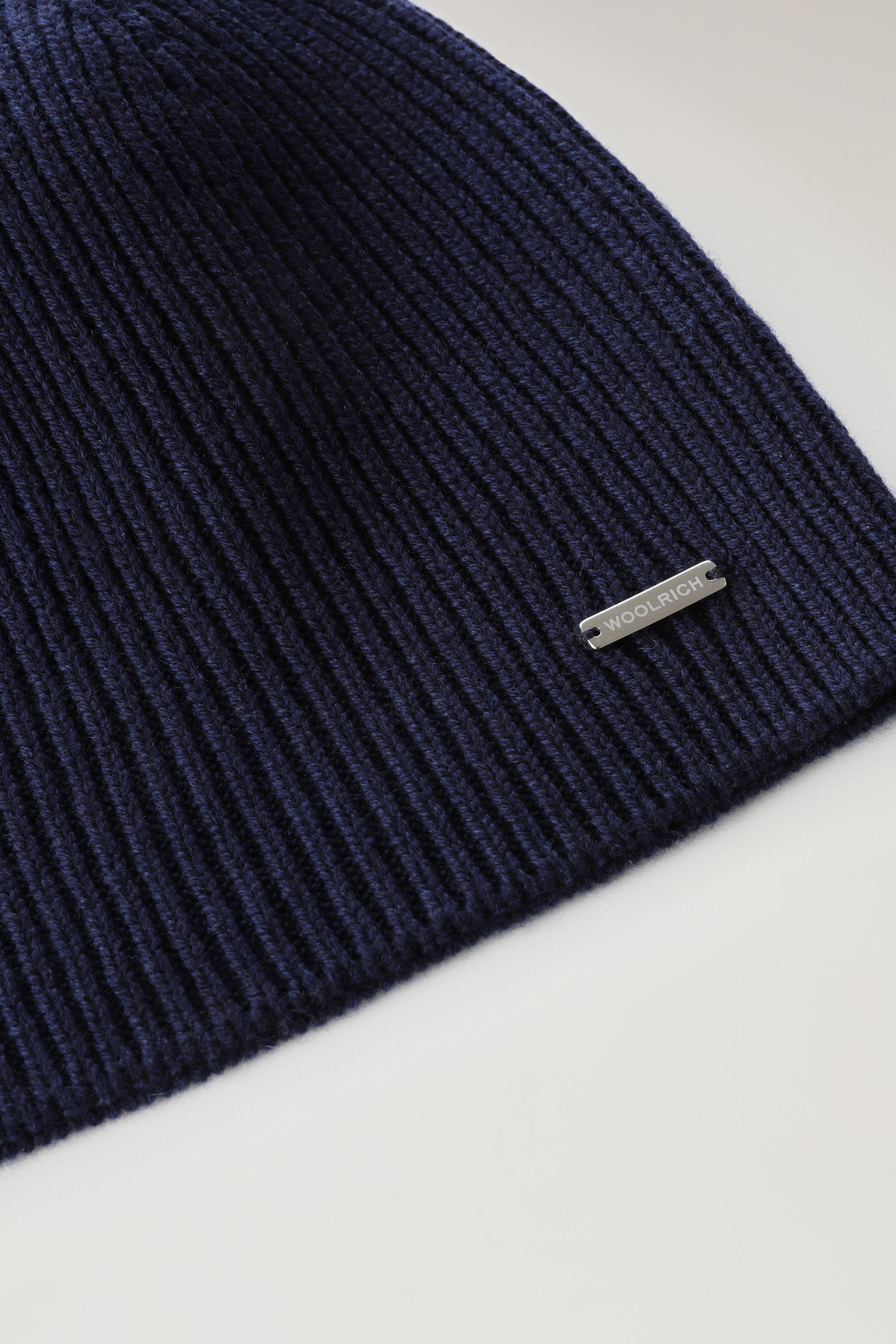 Geribde muts van kasjmier blauw photo 2 | Woolrich