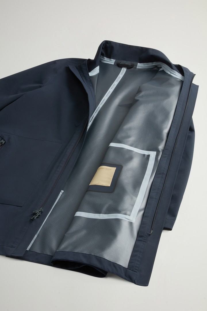 2-In-1 Waterproof Jacket in Two-Layered Fabric Blue photo 11 | Woolrich