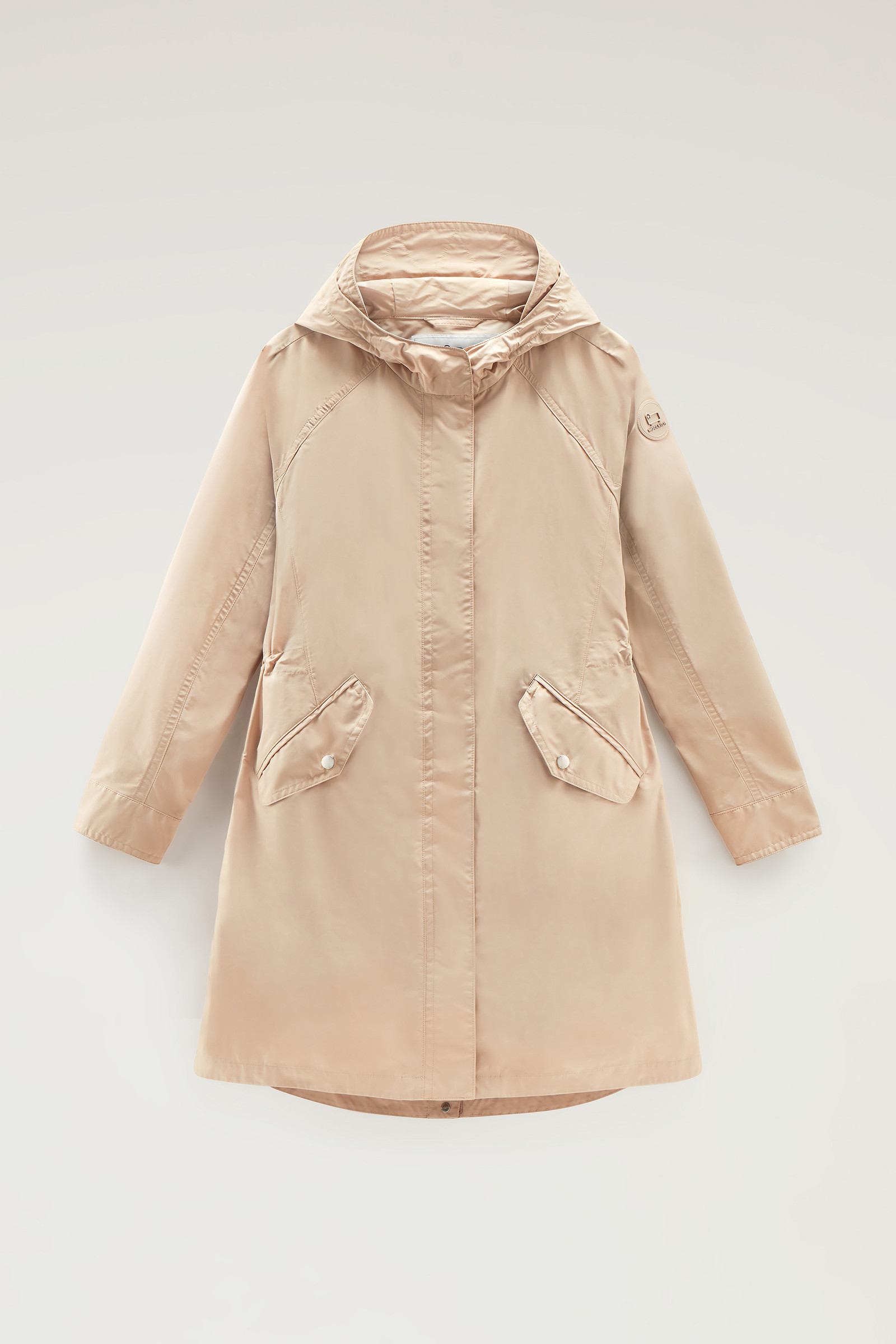 Long Summer Parka in Urban Touch Beige photo 5 | Woolrich